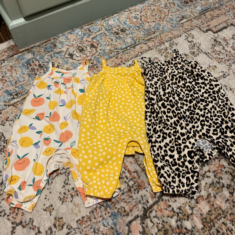 Old Navy baby girl jumpsuit lot pack
